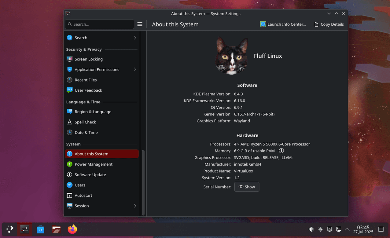 Fluff Linux screenshot